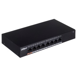Dahua Europe PFS3008-8GT-96 łącza sieciowe Nie zarządzany L2 Gigabit Ethernet (10/100/1000) Czarny Obsługa PoE