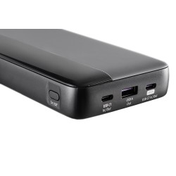Power Bank Intenso HE 25000 mAh Grau-Schwarz USB C/C