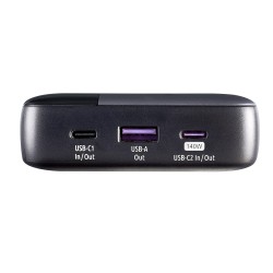 Power Bank Intenso HE 25000 mAh Grau-Schwarz USB C/C