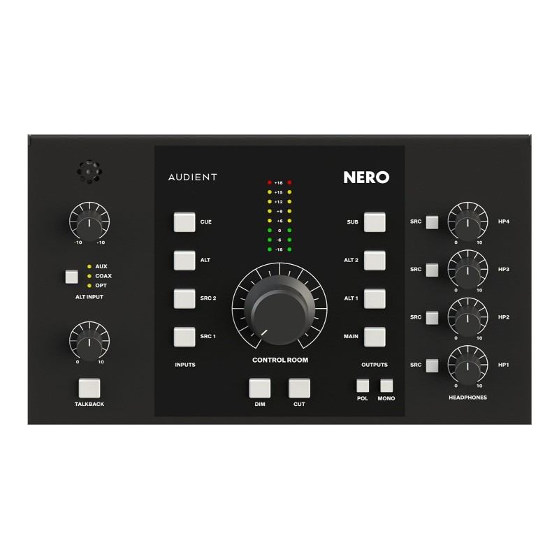 Audient NERO - kontroler monitorów odsłuchowych Audient NERO - kontroler monitorów odsłuchowych
