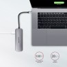 Axagon HMC-5 stacja dokująca Przewodowa USB 3.2 Gen 1 (3.1 Gen 1) Type-C Szary