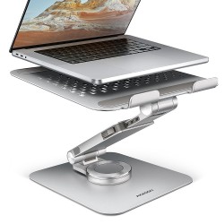 Stojak na notebooka 10-17" obracany aluminiowy AXAGON
