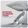 Stojak na notebooka 10-17" obracany aluminiowy AXAGON
