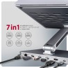 Stojak na laptop 10-16" + hub I/O 7 w 1 AXAGON