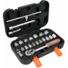 Zestaw narzędziowy 3/8" 22-elementowy STHOR 58661