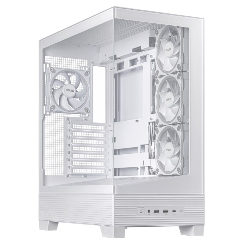 ASUS A31 Plus TG ARGB WHITE Midi Tower Biały ASUS A31 Plus TG ARGB WHITE Midi Tower Biały