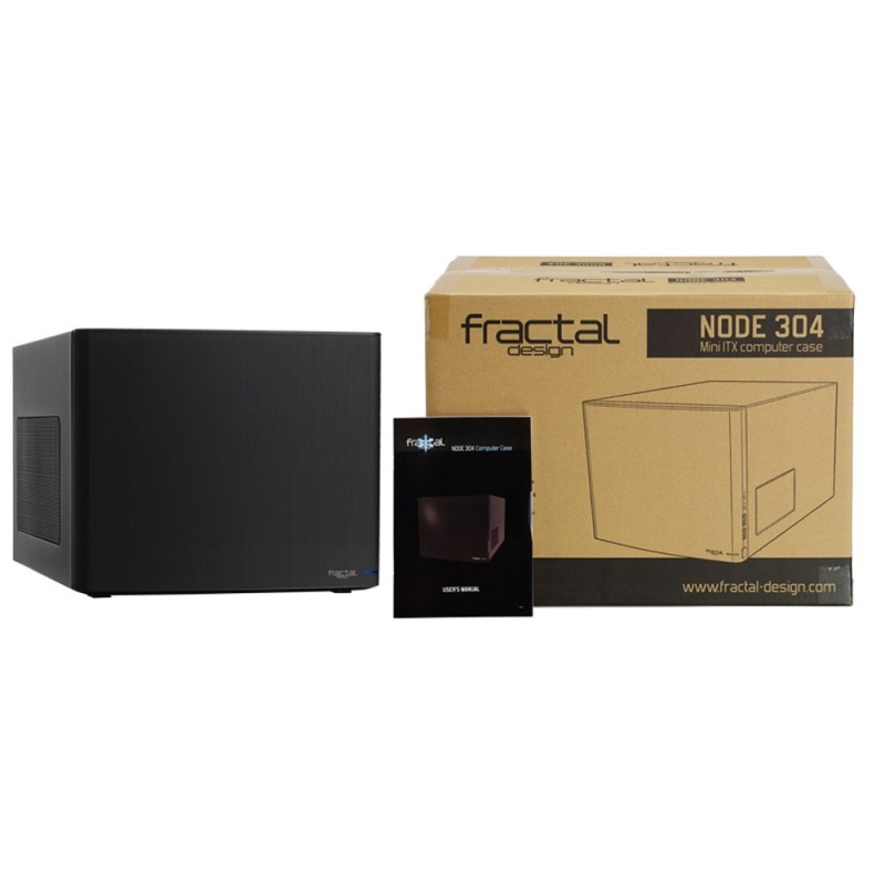 Obudowa FRACTAL DESIGN NODE 304 - ITX - USB3.0 - CZARNA Obudowa FRACTAL DESIGN NODE 304 - ITX - USB3.0 - CZARNA