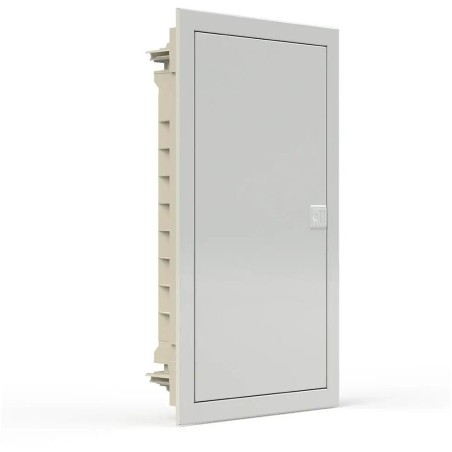 Plastikowa obudowa instalacyjna z drzwiami metalowymi, podtynkowa, IP40, 3 rzędy, 36 modułów Noark PMF 36 107103