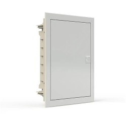 Plastikowa ob. instal. z drzwiami metalowymi, podt. IP40, 2 rz., 24 moduły Noark PMF 24 107102