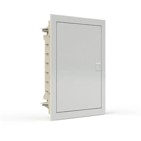 Plastikowa ob. instal. z drzwiami metalowymi, podt. IP40, 2 rz., 24 moduły Noark PMF 24 107102