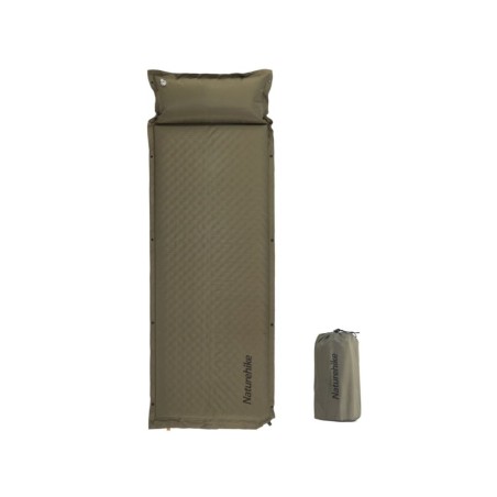 Mata samopompująca d01 pillow single 3cm cnk2300dz014-army green NATUREHIKE