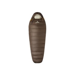 Śpiwór Snowbird Duck Down 400 L CNK2550WS014 ciemny brąz NATUREHIKE