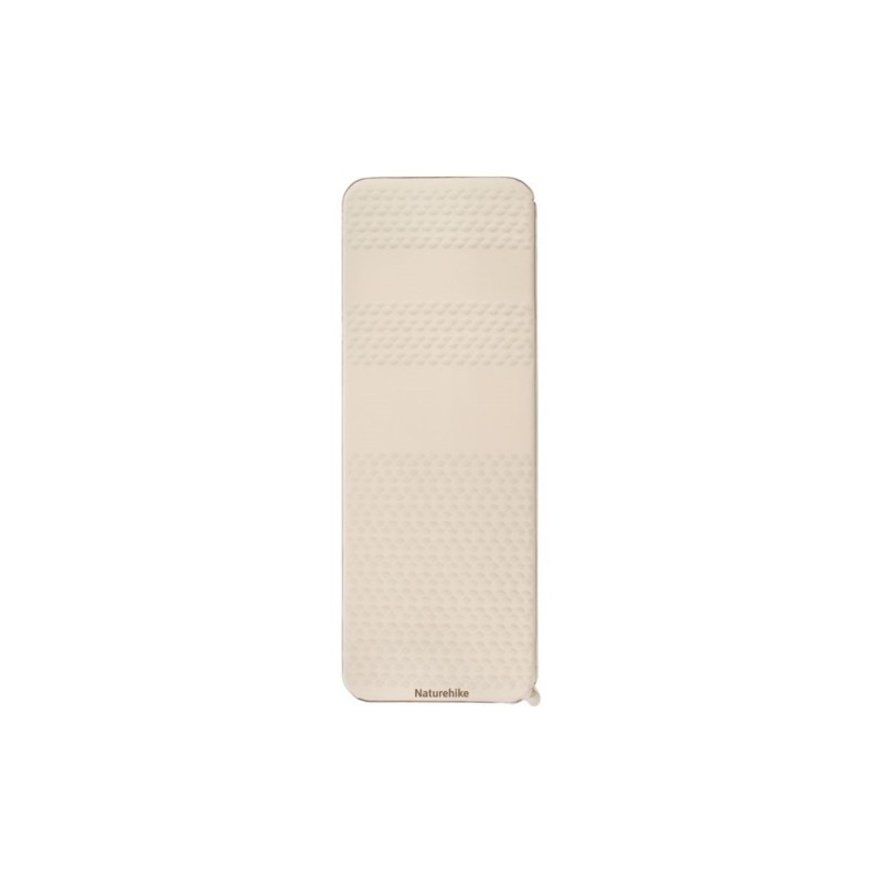 Mata samopompująca featherbone single large wide 6,5cm brązowy
