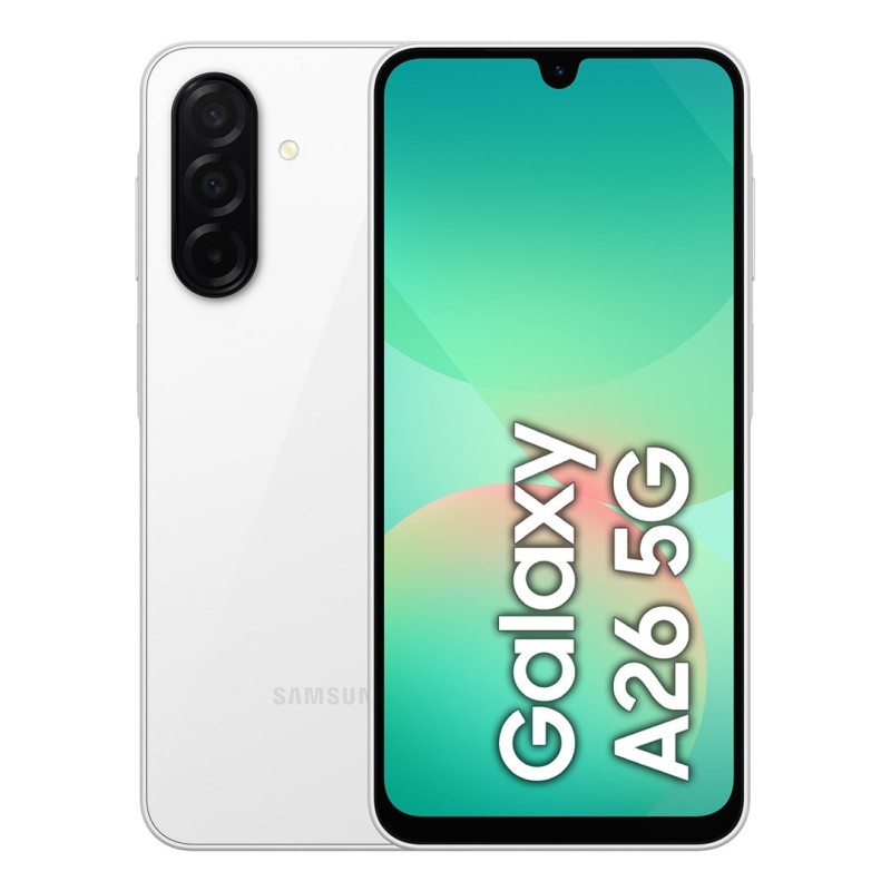 Samsung Galaxy A26 17 cm (6.7") Hybrid Dual SIM Android 15 5G USB Type-C 8 GB 256 GB 5000 mAh Biały Samsung Galaxy A26 17 cm (6.7") Hybrid Dual SIM Android 15 5G USB Type-C 8 GB 256 GB 5000 mAh Biały