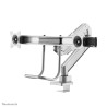 Uchwyt Neomounts Select TIS 10"-32" 2TFT 1 Gelenk sidabrinis Max.16KG
