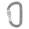 Petzl Am’D Zapięcie z blokadą W kształcie litery D Aluminium Szary 1 szt.