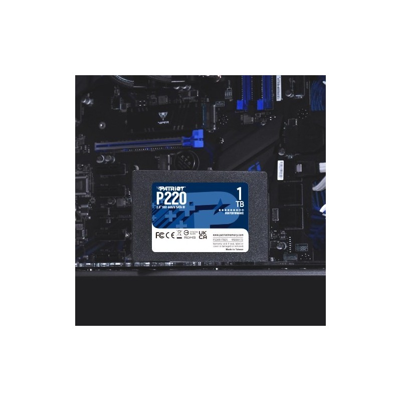 SSD PATRIOT P220 1TB SATA 2,5" SSD PATRIOT P220 1TB SATA 2,5"