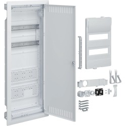 Rozdzielnia plastikowa PT hybrydowa 24M 2x płyta montażowa IP40 865x335x90 drzwi perforowane Volta.Hybrid