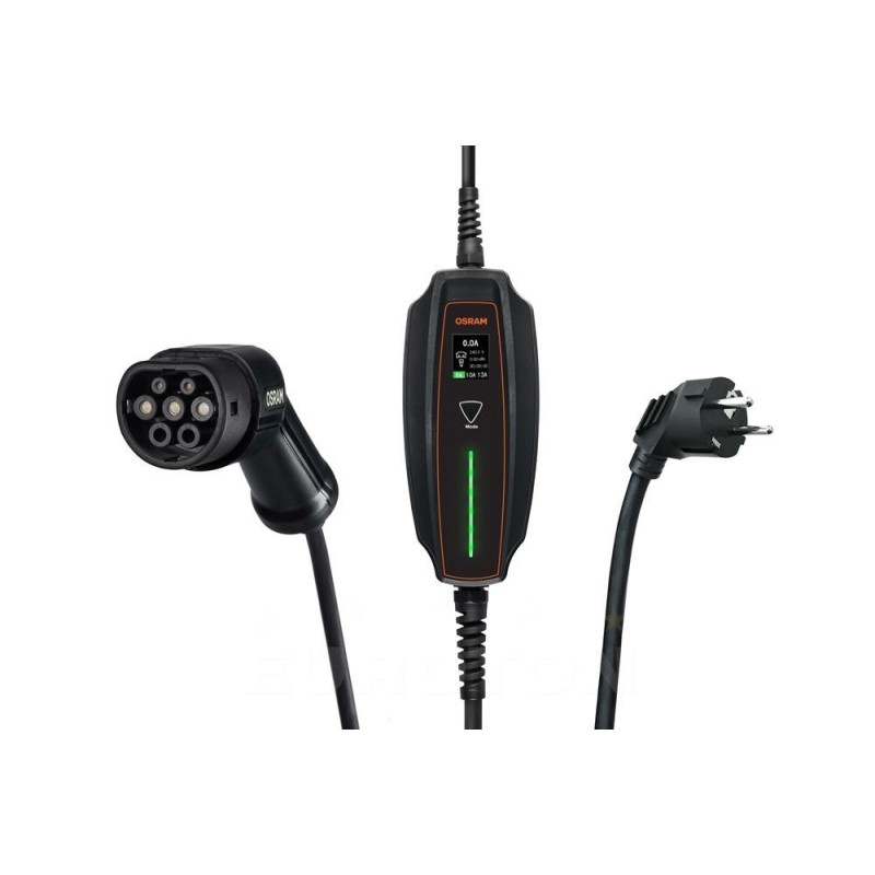ŁADOWARKA MOBILNA DO SAMOCHODU ELEKTRYCZNEGO OSRAM BATTERYCHARGE 7PIN 3,6KW TYP 2 ŁADOWARKA MOBILNA DO SAMOCHODU ELEKTRYCZNEGO OSRAM BATTERYCHARGE 7PIN 3,6KW TYP 2