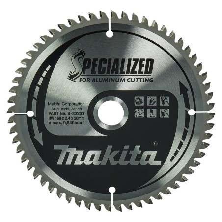 Makita piła tarczowa 160x20x60z Specjalized Aluminium