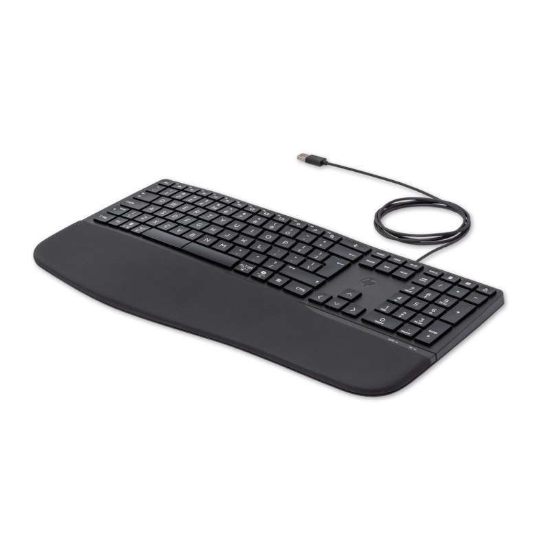 Klawiatura HP 480 Comfort Wired Keyboard przewodowa czarna 8T6M1AA Klawiatura HP 480 Comfort Wired Keyboard przewodowa czarna 8T6M1AA