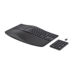 Klawiatura HP 960 Ergonomic Wireless Keyboard bezprzewodowa czarna 37E755AA