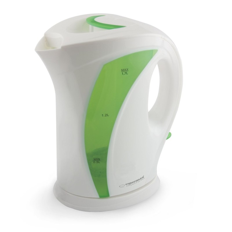 Czajnik elektryczny Esperanza Iguazu EKK018G (2200W 1.7l kolor zielony) Czajnik elektryczny Esperanza Iguazu EKK018G (2200W 1.7l kolor zielony)