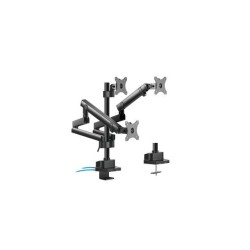 Maclean MC-811 Uchwyt biurkowy na 3 monitory