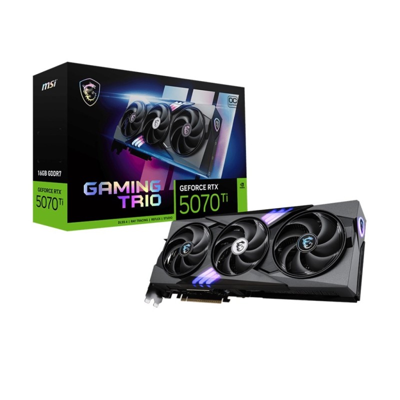 Karta graf. MSI RTX 5070 Ti 16G GAMING TRIO OC Karta graf. MSI RTX 5070 Ti 16G GAMING TRIO OC
