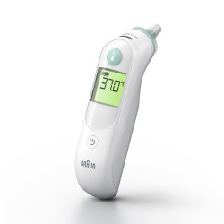 Braun ThermoScan 6 Termometr kontaktowy Biały Ucho Przyciski