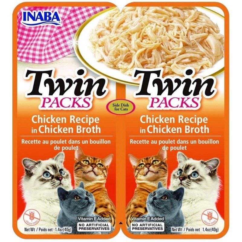 INABA CAT TWIN CHICKEN 2x40g INABA CAT TWIN CHICKEN 2x40g
