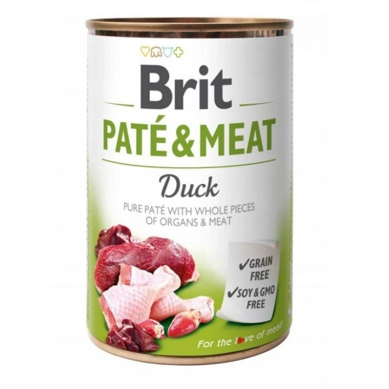 Karma BRIT PATÉ & MEAT z kaczką - mokra karma dla psa 400g Karma BRIT PATÉ & MEAT z kaczką - mokra karma dla psa 400g