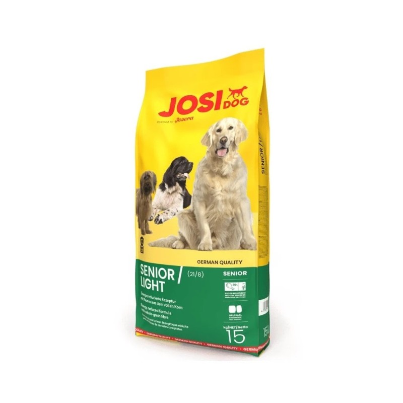 Josera JosiDog Senior Light dla starszych i mniej aktywnych psów 15kg Josera JosiDog Senior Light dla starszych i mniej aktywnych psów 15kg