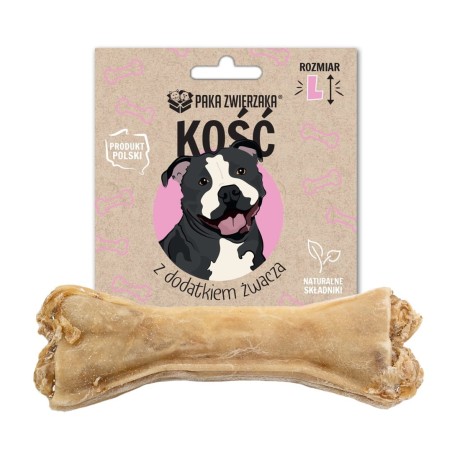 Paka Zwierzaka Kość z dodatkiem żwacza L-13,5 cm 70g
