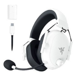 Razer BlackShark V2 HyperSpeed Zestaw słuchawkowy Przewodowy i Bezprzewodowy Opaska na głowę Gaming USB Typu-A Bluetooth Biały