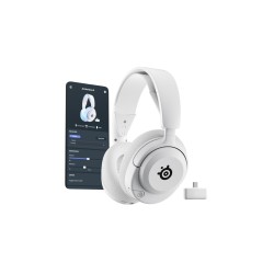Steelseries Arctis Nova 5P Wireless Zestaw słuchawkowy Bezprzewodowy Opaska na głowę Gaming USB Type-C Bluetooth Biały