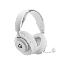 Steelseries Arctis Nova 5P Wireless Zestaw słuchawkowy Bezprzewodowy Opaska na głowę Gaming USB Type-C Bluetooth Biały