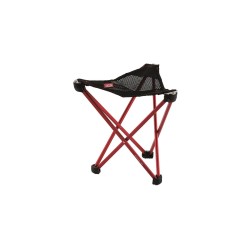 Robens 490001 krzesło kempingowe Stołek kempingowy 3 x noga Czarny, Czerwony