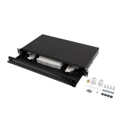 Lanberg FOP1-24SS-LDB panel krosowniczy 1U