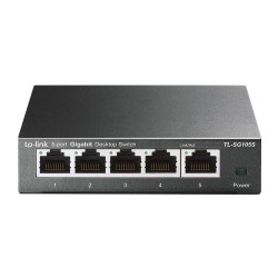 TP-Link TL-SG105S Nie zarządzany Gigabit Ethernet (10/100/1000) Czarny