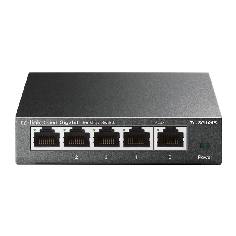 TP-Link TL-SG105S Nie zarządzany Gigabit Ethernet (10/100/1000) Czarny TP-Link TL-SG105S Nie zarządzany Gigabit Ethernet (10/100/1000) Czarny