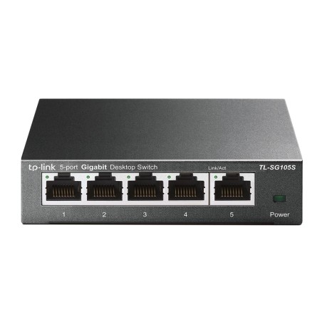 TP-Link TL-SG105S Nie zarządzany Gigabit Ethernet (10/100/1000) Czarny