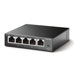 TP-Link TL-SG105S Nie zarządzany Gigabit Ethernet (10/100/1000) Czarny