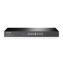 TP-Link TL-SF1016 Nie zarządzany Fast Ethernet (10/100) 1U Czarny