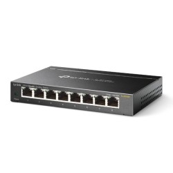 TP-Link Omada TL-SG108S łącza sieciowe Nie zarządzany Gigabit Ethernet (10/100/1000) Czarny