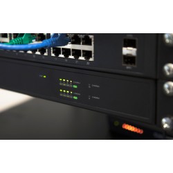 Intellinet 561433 łącza sieciowe Zarządzany Gigabit Ethernet (10/100/1000) Obsługa PoE Czarny
