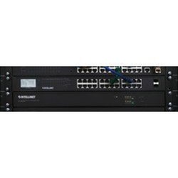 Intellinet 561433 łącza sieciowe Zarządzany Gigabit Ethernet (10/100/1000) Obsługa PoE Czarny