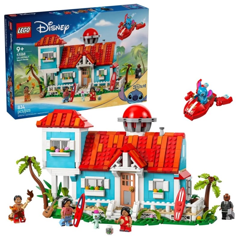 LEGO DISNEY 43268 Domek na plaży Lilo i Stitcha LEGO DISNEY 43268 Domek na plaży Lilo i Stitcha
