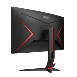 AOC CQ27G2S/BK monitor komputerowy 68,6 cm (27") 2560 x 1440 px Quad HD Czarny, Czerwony
