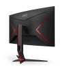 AOC CQ27G2S/BK monitor komputerowy 68,6 cm (27") 2560 x 1440 px Quad HD Czarny, Czerwony
